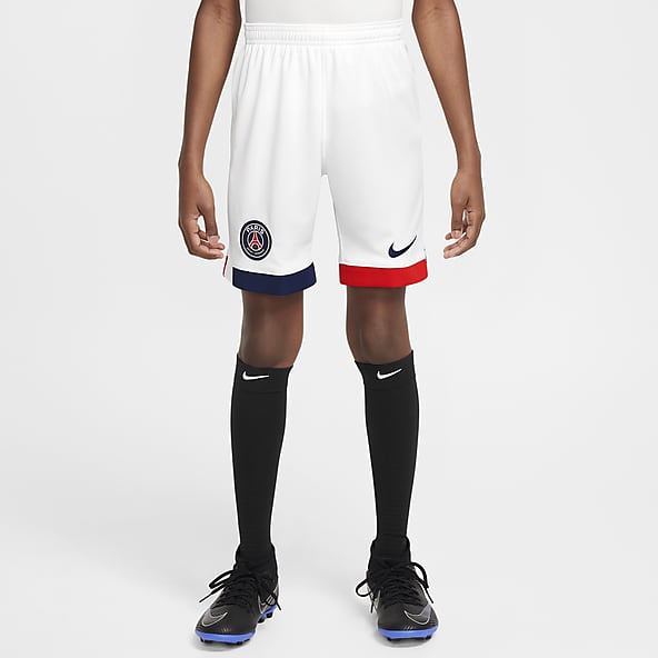 Kids white football shorts new arrivals